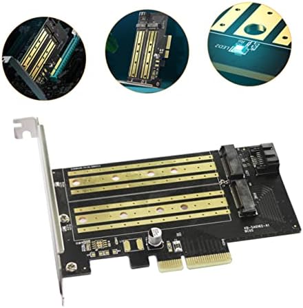 Solustre PCI-E HDD Riser Card Adaptador de computador M. 2 M- Chave para o conversor PCI-E M. 2 para o conversor PC- e M. Chave para o adaptador PCI-E SSD
