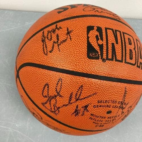 1993-94 Equipe Golden State Warriors assinou o time oficial de basquete da NBA LOA - Basquete autografado
