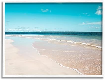 Stuell Industries Vivid Blue Panoramic Sky Sandy Beach Coast, Design de Danita Delimont