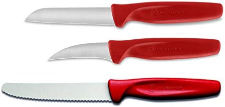 Wustthof Knife Set 3 peças, Create Collection, Red