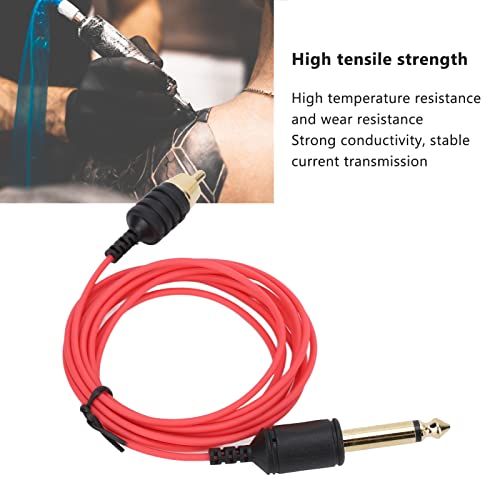 Dioche 7ft RCA Tattoo Clip Cord for Tattoo Machines, 2,13m Superfine Flexible Alta Temperatura Resistência Tatuagem Fio Cordão,