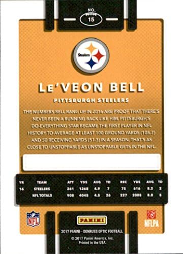 2017 Donruss Optic #15 Le'Veon Bell Steelers