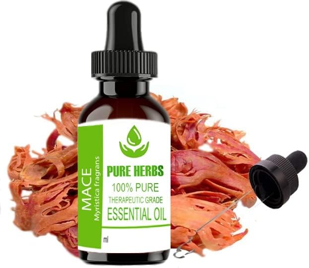 Ervas puras Mace Pure & Natural Terapeautic Grade Essential Oil 100ml