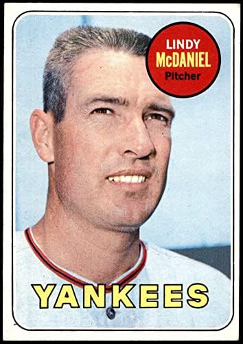 1969 Topps 191 Lindy McDaniel New York Yankees Ex/Mt Yankees