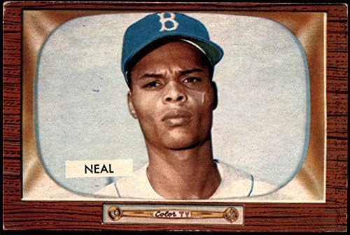 1955 Bowman # 278 Charlie Neal Brooklyn Dodgers VG/Ex Dodgers