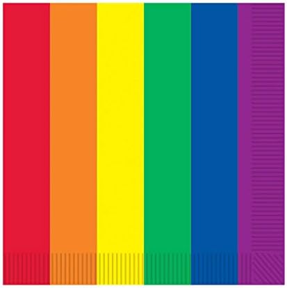 Rainbow colorido genérico 9 placas e guardanapos