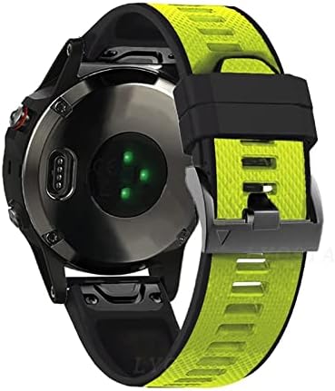 Puryn 26 mm Silicone Redunda rápida Strap Band para Garmin Fenix ​​6x 6 6s Pro 5x 5 mais 3HR Enduro Smartwatch EasyFit Wrist Strap