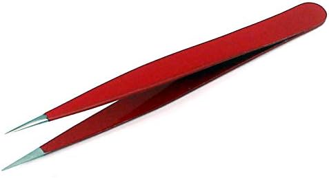 Tweezers DDP 1 Para cabelos encravados - pinças de precisão de aço inoxidável para lascas, carrapatos e remoção de vidro - melhor