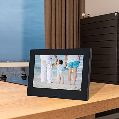 Quadro digital - moldura de foto digital LCD de 7 polegadas, foto de fotografia de vídeo, álbum de fotos eletrônico, moldura