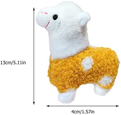 Alpaca Doll Design Keyring Decorativa Correia -chave Diy Bolsa pendurada Pingente Bag Pack Decor Distras
