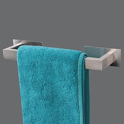 Toalheira do banheiro da vã barra de toalhas Auto -adesivo, sem rack de toalha de perfuração fácil de instalar, suporte de