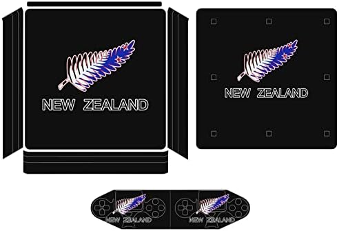 New Zealand Maori Fern PVC adesivo adesivo adesivo de protetor de pele para PS4 Pro/PS4 Slim Controller
