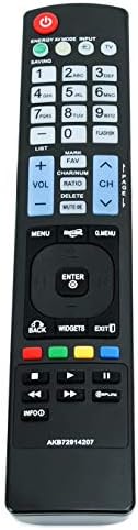 AIDITIYMI AKB72914207 Remote Control Replace Fit for LG Plasma LCD TV 55LD520 42LE7500 42LE5350 47LE7500 47LE5350 55LE7500