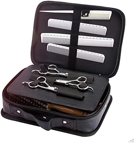 Yuesfz Barbeiro de barbeiro caixas de ferramentas com zíper com tesoura zíper de tesoura Hairs Stylist Multi Funcional