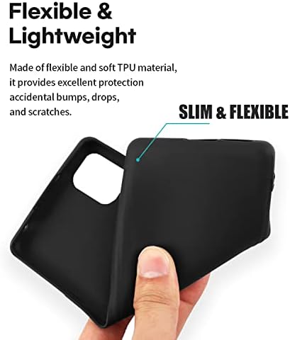 Protetor de tela Covthch para [2-Pack] Vidro temperado + nuvem Strato móvel C7 Protetor de TPU macio, Slim Fit Thin Lightweight