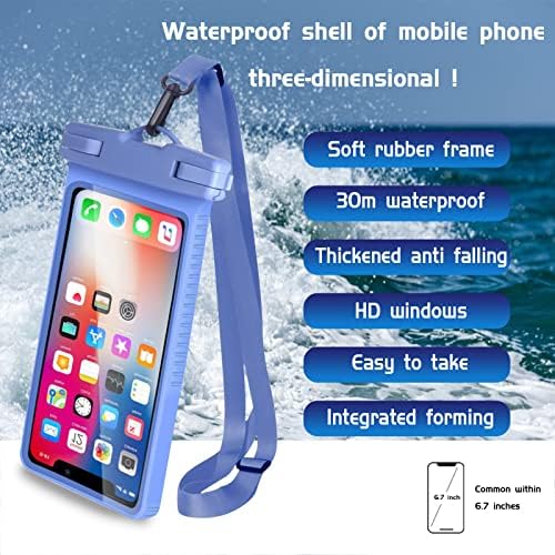 J7a0il universal pago à prova d'água ipx8 capa de telefone à prova d'água para praia subaquática bolsa seca de celular com cordão