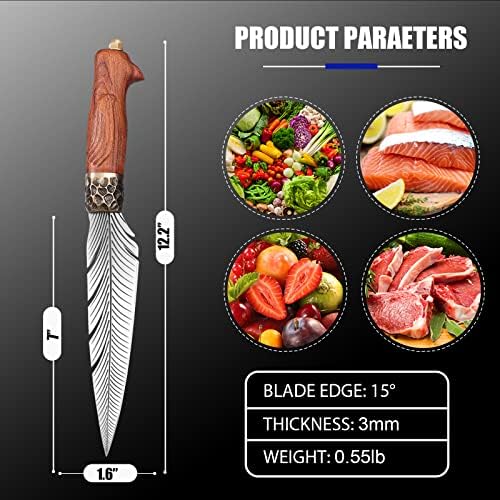 Golden Bird 7.8 Viking Butcher Knife & 7 Viking Finding Knife