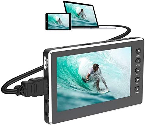 Digitnow HD Capture Box 1080p 60fps USB 2.0 Video para conversor digital com tela OLED de 5 , Captura de gravador de vídeo AV