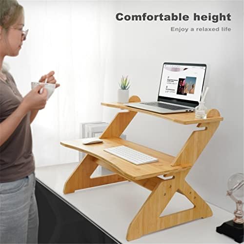 Jydqm Standing Desk Converter Monitor Stand Stand Desk Convertor Riser para monitore HEIGH ajustável