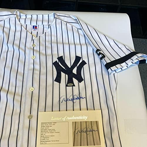 Linda Derek Jeter assinou 1999 New York Yankees Game Model Jersey JSA CoA - Jerseys de MLB autografadas