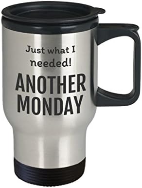 Eu odeio caneca de viagem para segundas -feiras - exatamente o que eu preciso de outro - caneca de café de segunda -feira