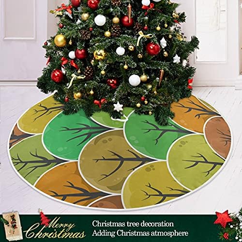 Feliz Ação de Graças Árvore da Árvore de Natal 36 polegadas/48 polegadas decoração para casa para saia de árvore de Natal para decorações