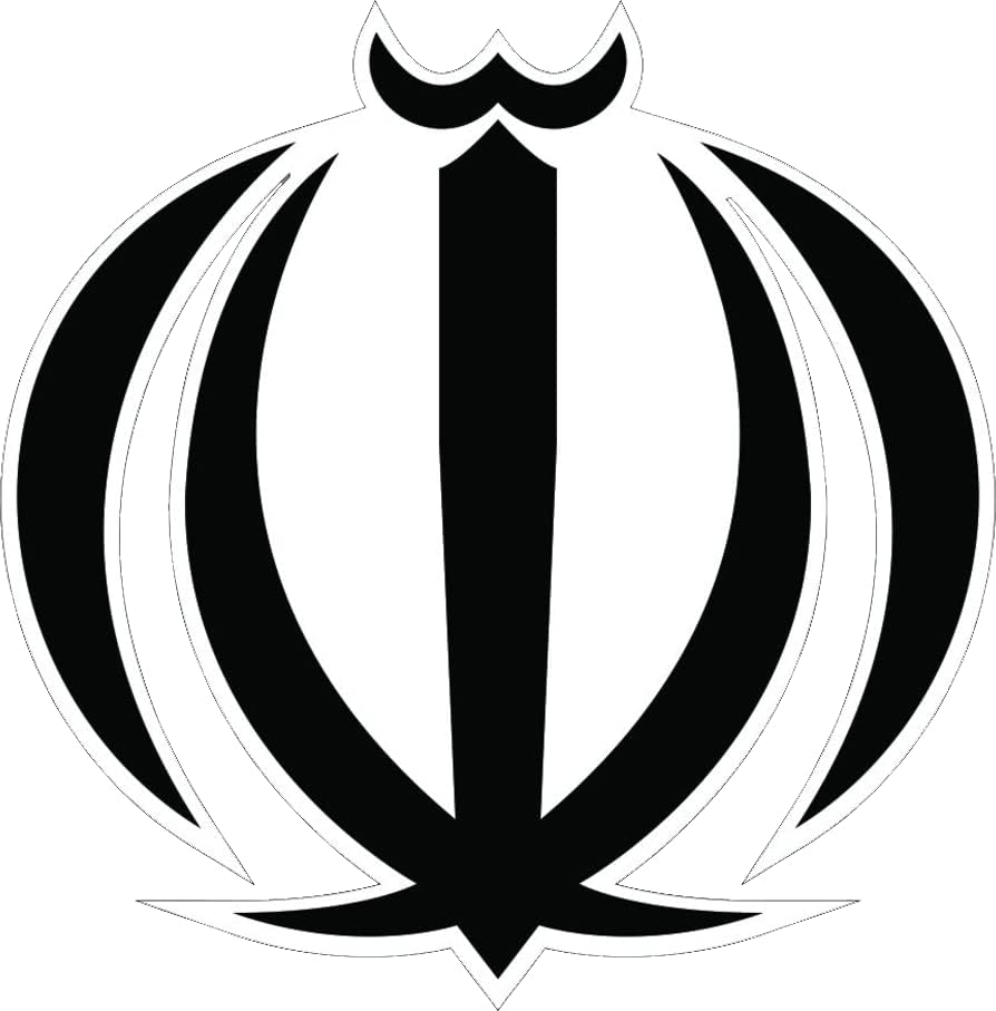 Adesivo do emblema iraniano Automidido bandeira de vinil iran irn irn - c2689 - 6 polegadas ou 15 centímetros de tamanho de decalque