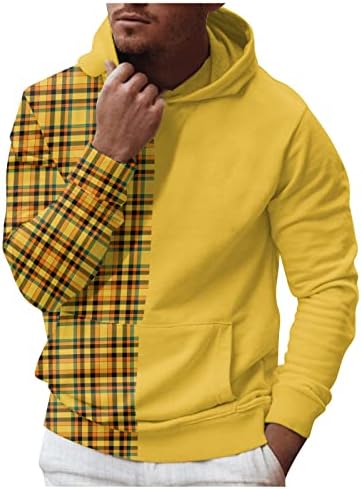 Masculino impressão de manga longa tops de pulôver de mola e outono moletom de suéter acolchoado solto moletons de tração