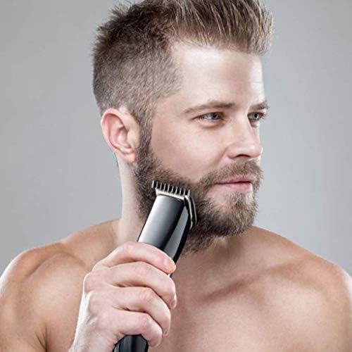 GFDFD Cabelo recarregável Clipper Men Child Barber Máquina de corte de cabelos elétricos sem fio Cabo