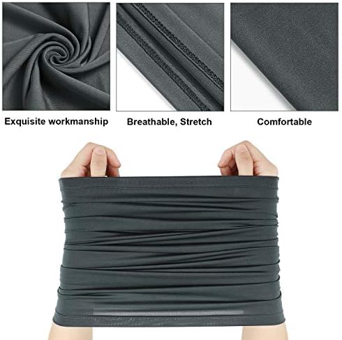 6 peças de verão Proteção UV Roupa de vestido de pescoço de peira Bandana respirável Bandana respirável