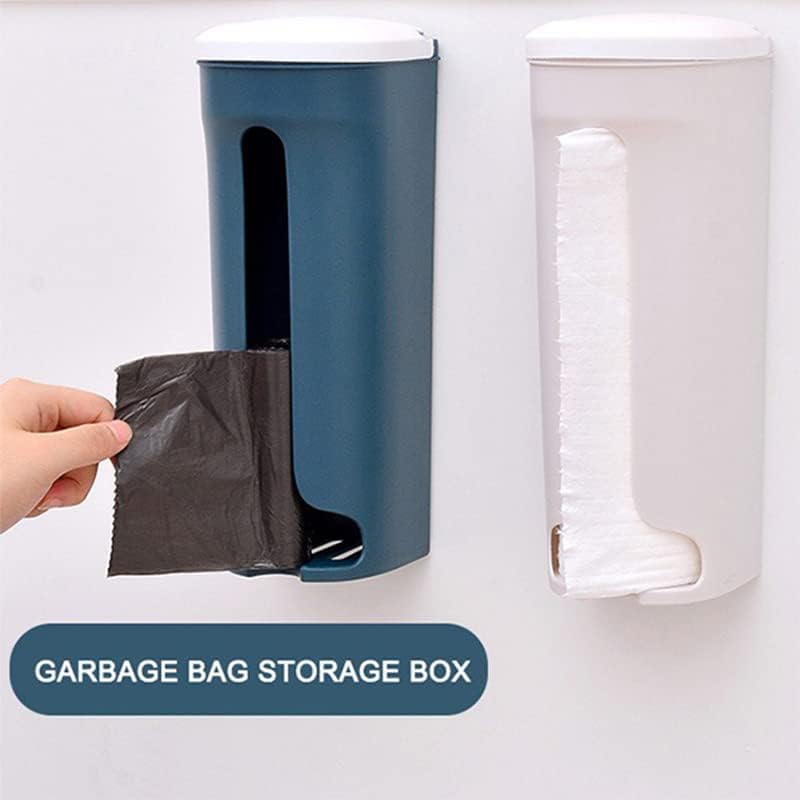 Suporte de saco plástico de montagem na parede baooofu | Distribuidor de bolsas de lixo de 2 pacote sob a pia | Sacos de compras