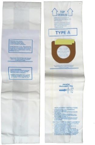 Sacos de vácuo de micro -filtragem de reposição Envirocare para Hoover Tipo Atripts 6 sacos