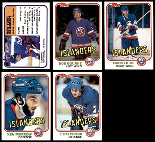 1981-82 Topps New York Islanders quase completo equipe definida em Nova York NM/MT Islanders