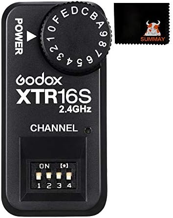 Godox XTR-16S Power-Control Flash Trigger Receiver para Godox Ving Câmera Flash V850 V860