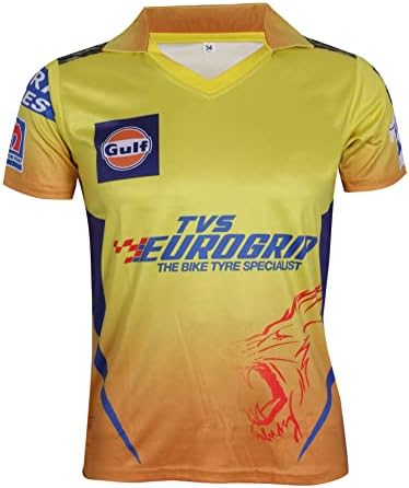KD Cricket IPL Jersey Jersey Jersey Camiseta 2022/23 MI, CSK, RCB, KKR, RR, KXIP, SRH, GT, LSG e DC