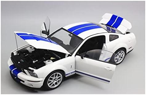 Veículos modelo de escala Apliqe para Ford GT500 Mustang Shelby 2012 Simulação de liga Modelo de carro fundamental 1:18 Veículos modelo