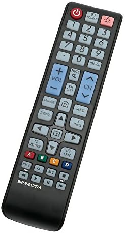 BN59-01267A Replaced Remote fit for Samsung TV UN32M5300 UN40M5300 UN43M5300 UN49M5300 UN50M5300 UN32M530 UN32M530D UN24M4500A