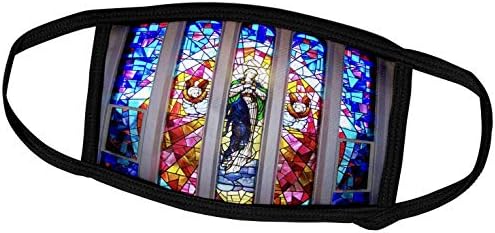 3drose Florene Décor II - vitrais da igreja Janelas de vidro - máscaras faciais