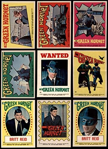 1966 Topps Green Hornet Sticker parcialmente completo NM