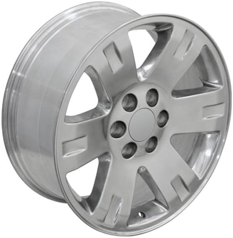 OE Wheels LLC Rims de 20 polegadas se encaixa antes de 2019 Silverado Sierra pré-2021 Tahoe subúrbio Yukon Escalade Cv81 20x8.5 Rodas polidas