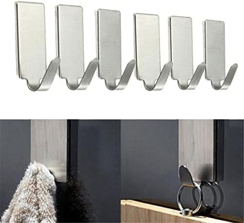Ganchos de metal gooffy para ganchos pendurados de parede de parede de cozinha autônoma de casa adesiva