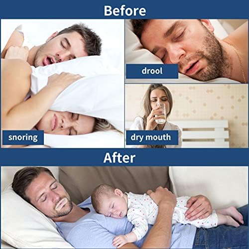 Fita avançada de sono suave 30 pcs - tiras de sono na boca para melhor respiração do nariz menos respiração da boca melhorar