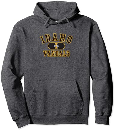 Idaho Vandals Block Logotipo Oficialmente licenciado capuz de pulôver licenciado