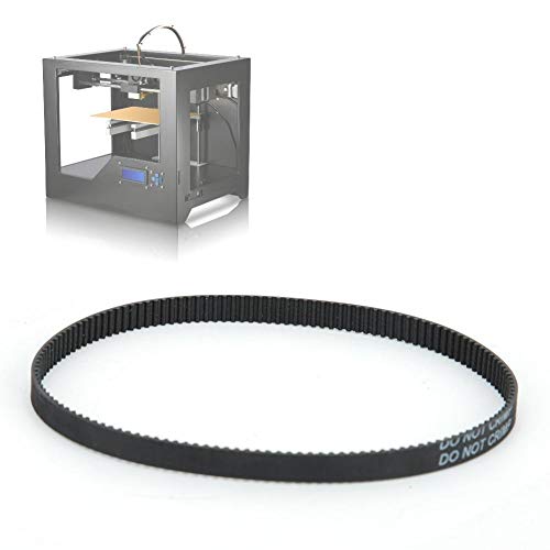 5pcs/pack gt2-6mm de borracha de borracha Kit de tensor de correia síncrona fechada Acessórios da impressora 3D, para acionamento