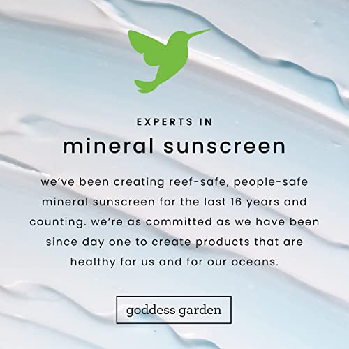 Garden de Deusa - Crianças SPF 50 Protetor solar mineral Loção - Pele sensível, Recife seguro, zinco puro, amplo espectro,