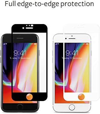 Protetor de tela Moshi IVisor AG para iPhone SE 2020/ 8/7, anti-Glare, fosco, fácil de instalação, proteção de tela cheia, lavável e reutilizável, resistência a impressão digital, preto
