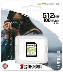 Kingston 512GB SDXC Canvas Select Plus 100R C10 UHS-I U3 V30