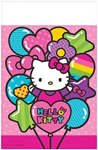 AMScan Adorável Hello Kitty Rainbow Table Tampa, 54 x 96, Multi Color