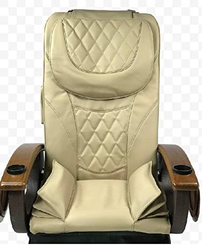 Capa de cadeira de pedicure design de diamante de diamante a ar de armas de ar resistente a acetona tipo C3/cor bege