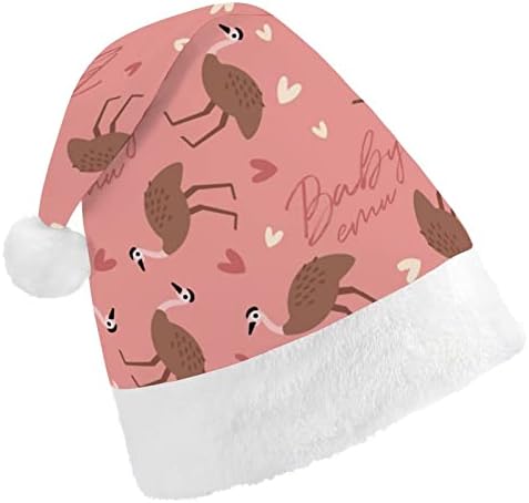 HAT CHAPA DE PANTA DE NATAL DE EMU Papai Noel para adultos unissex Comfort Classic Natal Cap para o feriado de festa de Natal